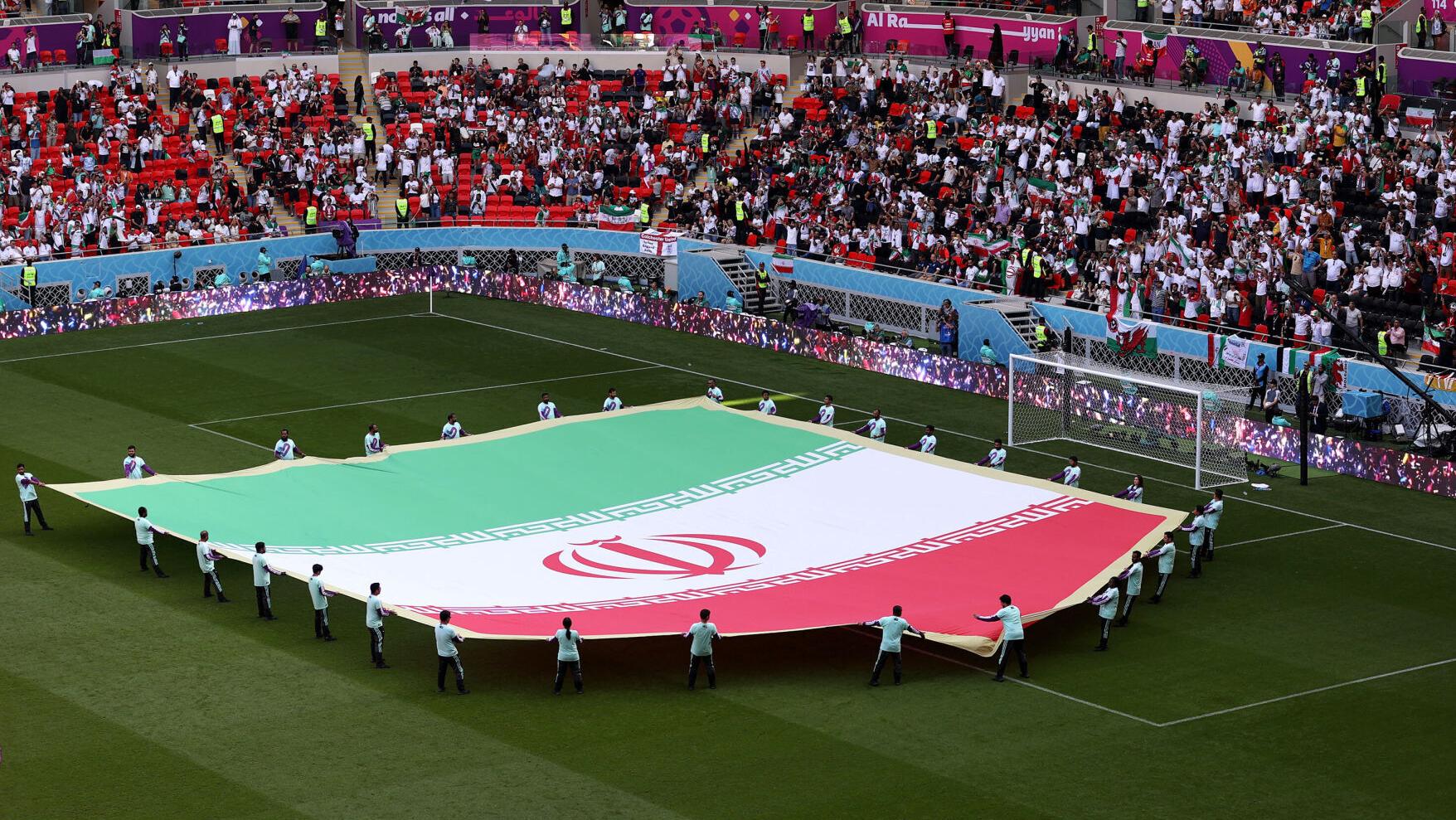 Iran calls for US to be kicked out of 2022 World Cup after it changes Iran flag on social media to show support for protesters